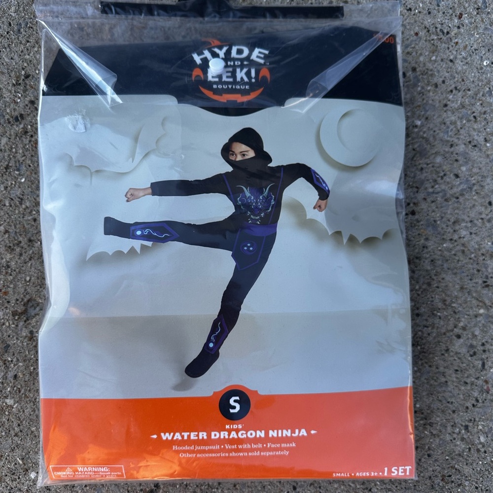 Hyde and EEK! Boutique Water Dragon Ninja Costume - Black and purple